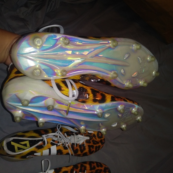 Pro Day Autograph Leopard Cleats main image 4